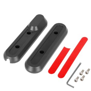 Carcasas decorativas frontales grises con barras reflectoras frontales rojas para scooters Xiaomi 4 pro