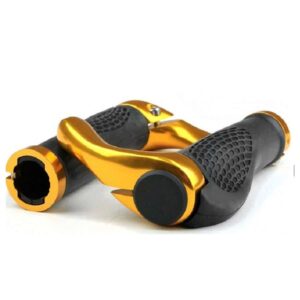 Puños de bocina de bicicleta amarillos