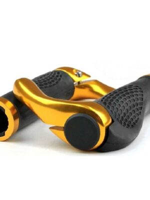 Puños de bocina de bicicleta amarillos