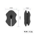 Conector de cable de tubo oblicuo negro original Xiaomi Elite - Imagen 2