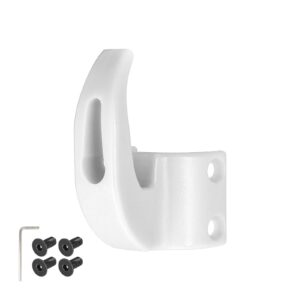 Gancho MaxG30 blanco con herramienta de tornillo