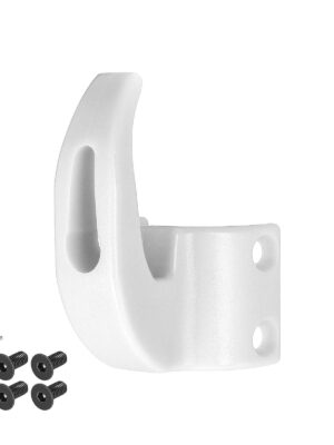 Gancho MaxG30 blanco con herramienta de tornillo