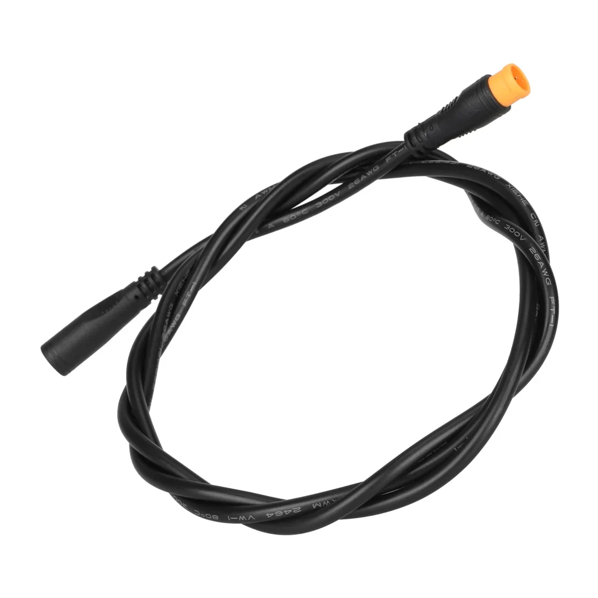 Cable conector impermeable M8 con cable amarillo de 3 pines con conector macho/hembra de 60 cm - Imagen 5