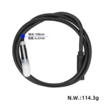 Cable de motor con enchufe hembra y macho de 3+6 pines con 9 cables pequeños (1 metro, 1000 W, 2 cuadrados con cabezal impermeable de aviación) - Imagen 2