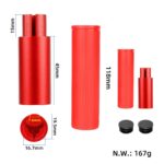 Kit extensor de manillar de silicona Ulip rojo sin luz para scooters de las series Xiaomi y Ninebot ES - Imagen 2