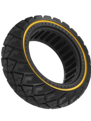 Neumático todoterreno sólido Ulip 90/65-6.5 con forma de diamante y círculo amarillo