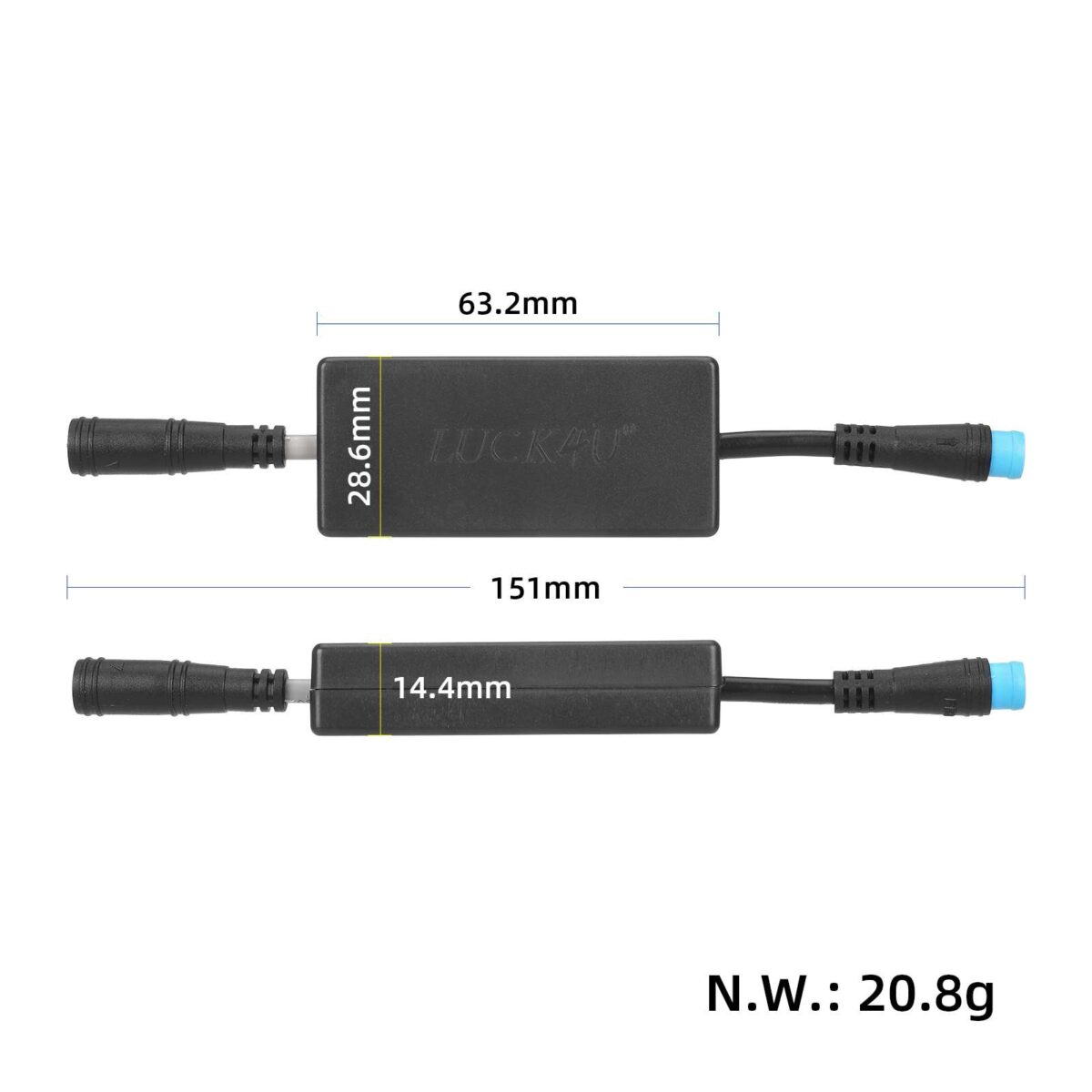 Chip de ajuste Speedhack de Luck4U para patinetes Xiaomi 1S/Pro/Pro2 a 38 km/h y 20 km/h - Imagen 2