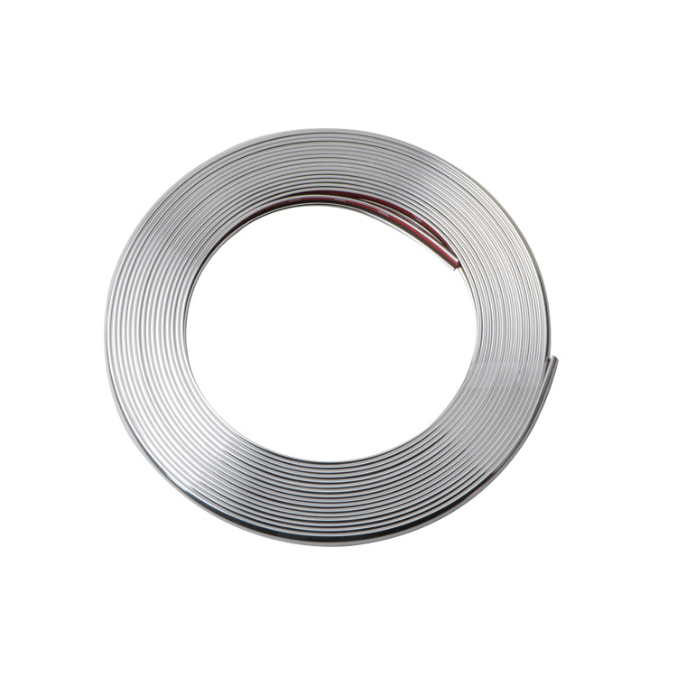 Tira anticolisión de 8 m de plata galvanizada