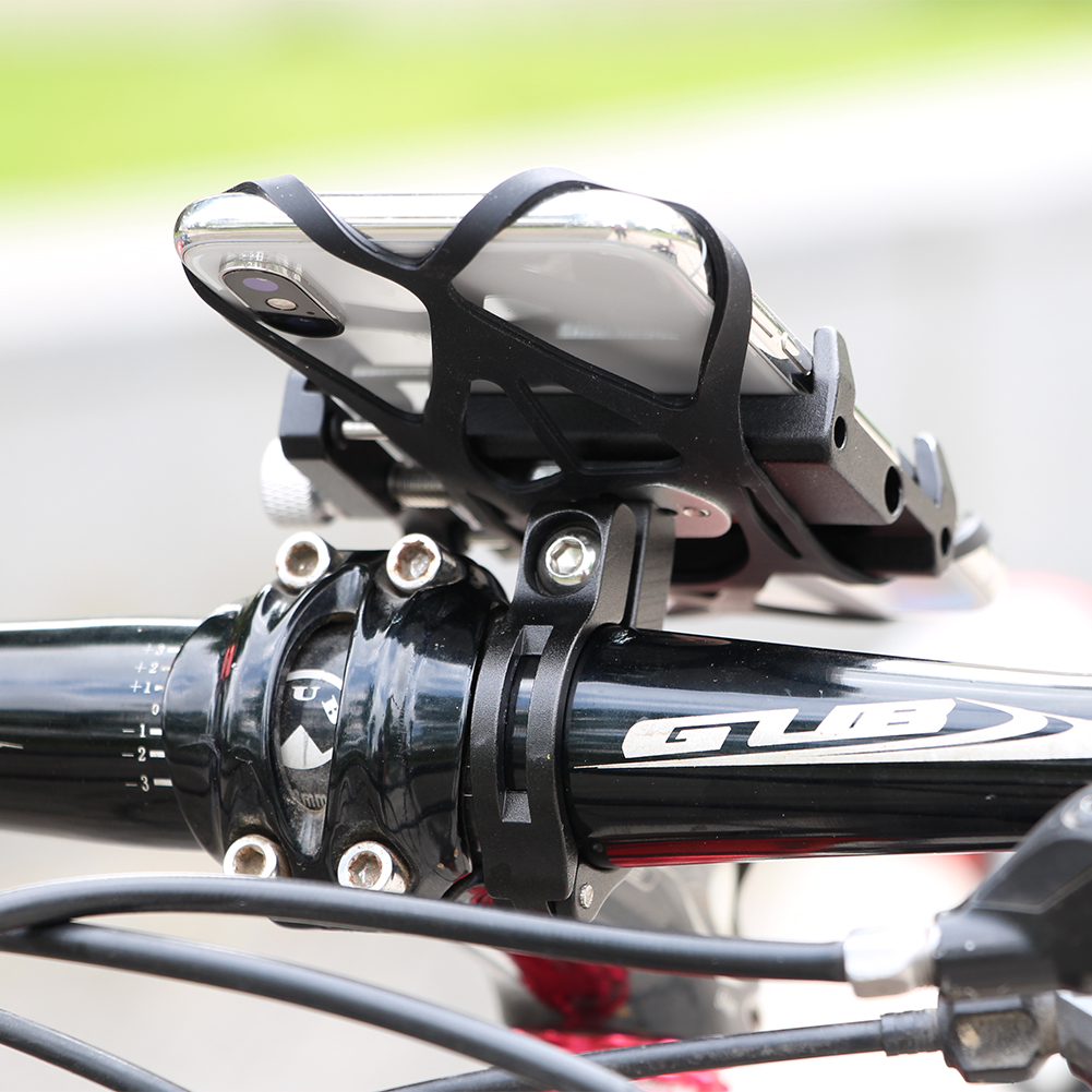 Soporte para teléfono GUB G-85 SL de aluminio negro - Imagen 6