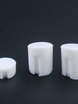 Tapón de silicona blanca para tornillos del guardabarros trasero para M365