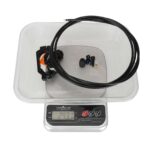 Freno de disco hidráulico derecho NUTT negro con cable de 220 cm - Imagen 6
