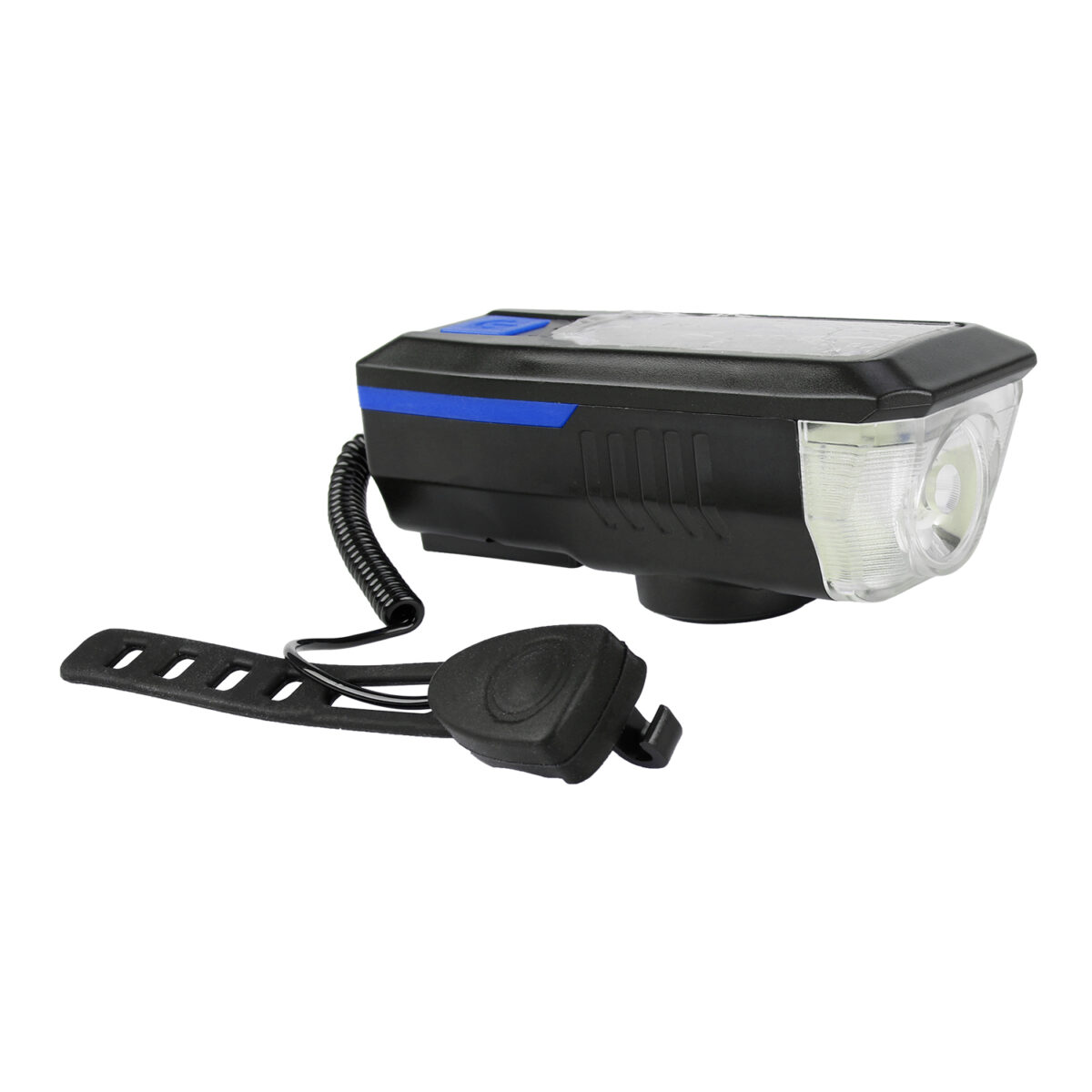 Luz de altavoz con carga USB solar azul - Imagen 5