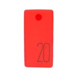 Batería externa ROMOSS LT20/LT20pro de 20 000 mAh con funda protectora de silicona roja
