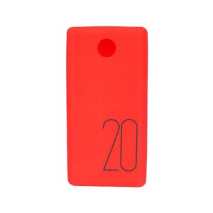 Batería externa ROMOSS LT20/LT20pro de 20 000 mAh con funda protectora de silicona roja