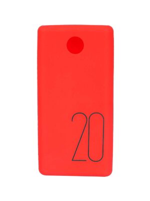 Batería externa ROMOSS LT20/LT20pro de 20 000 mAh con funda protectora de silicona roja