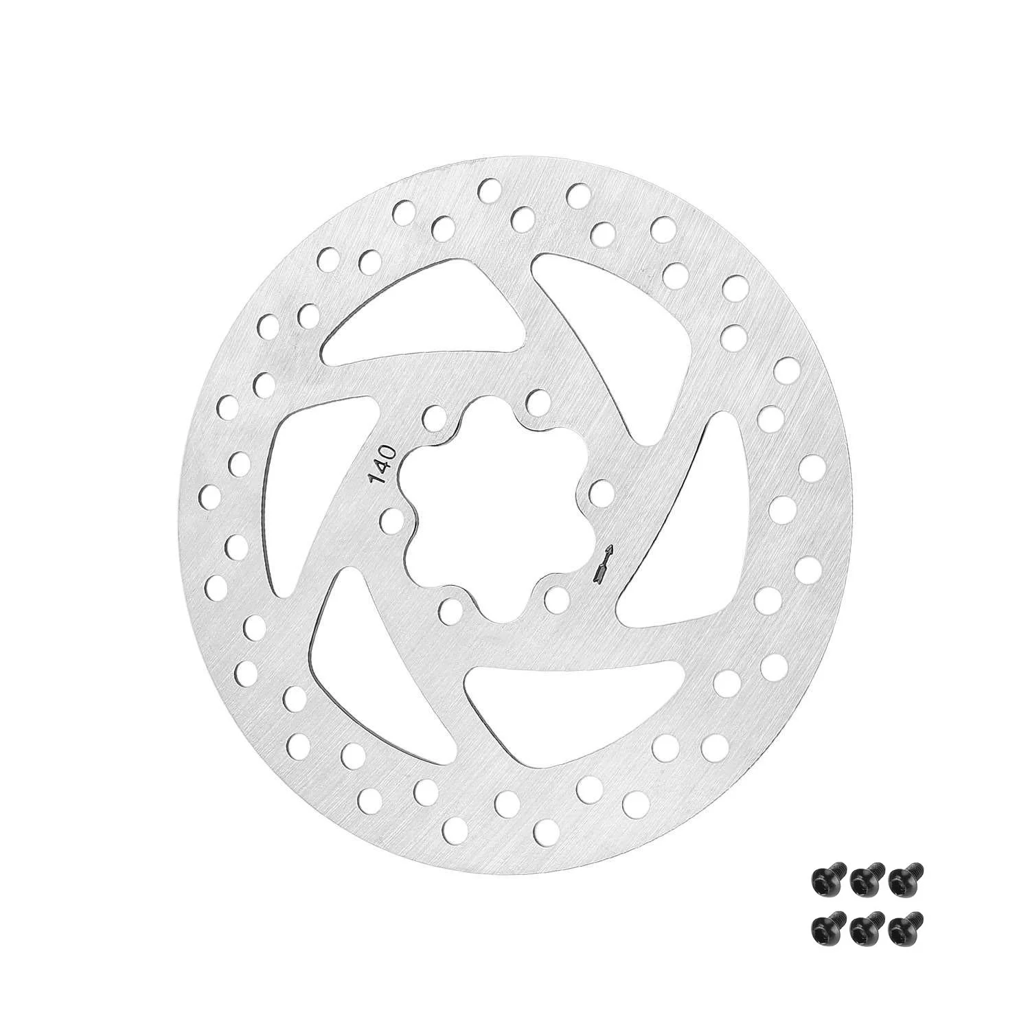 Disco de freno de disco de 6 orificios y 140 mm (diagonal de 44 mm)