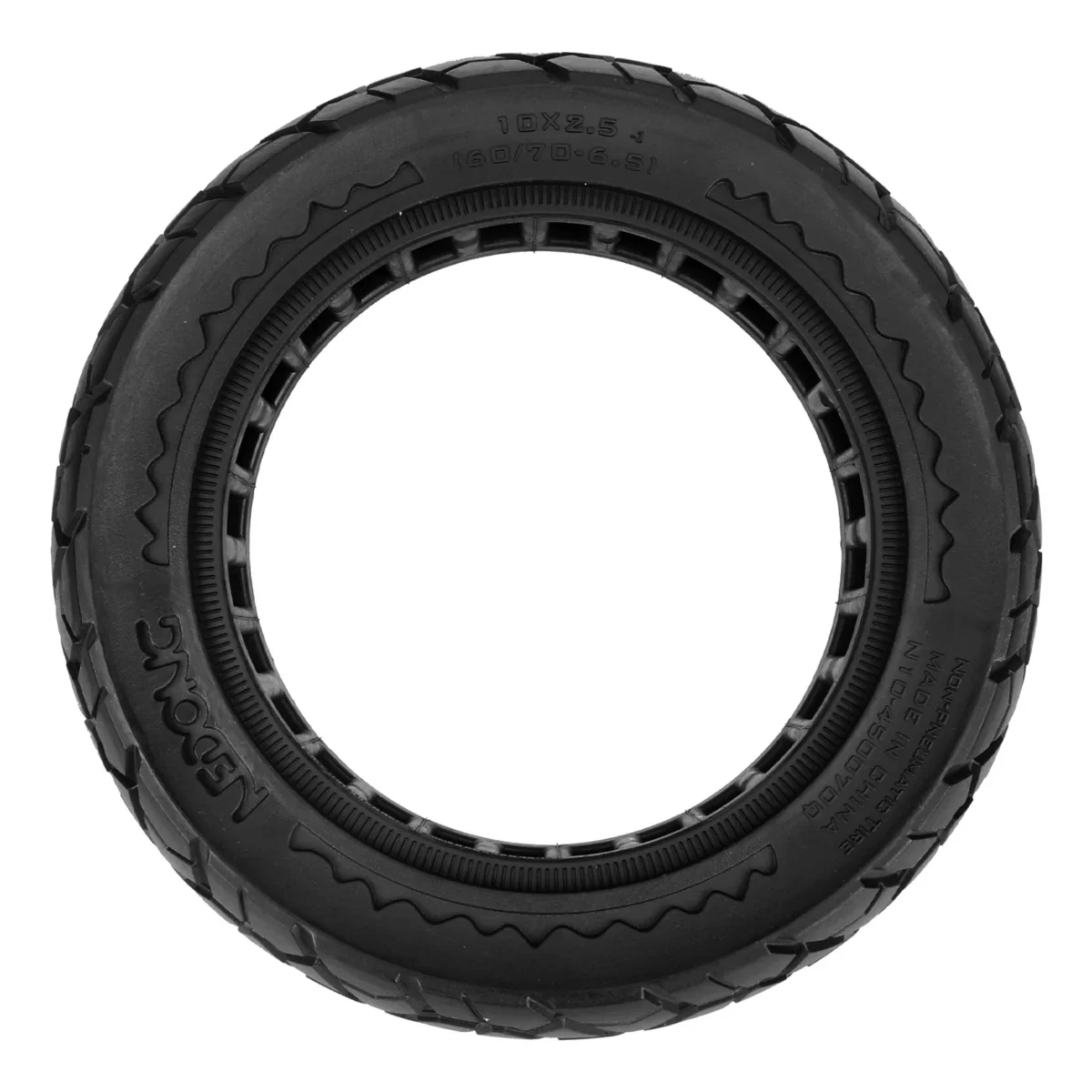 Neumático todoterreno sólido negro NEDONG10*2.5 (ranura de 45 mm) - Imagen 6