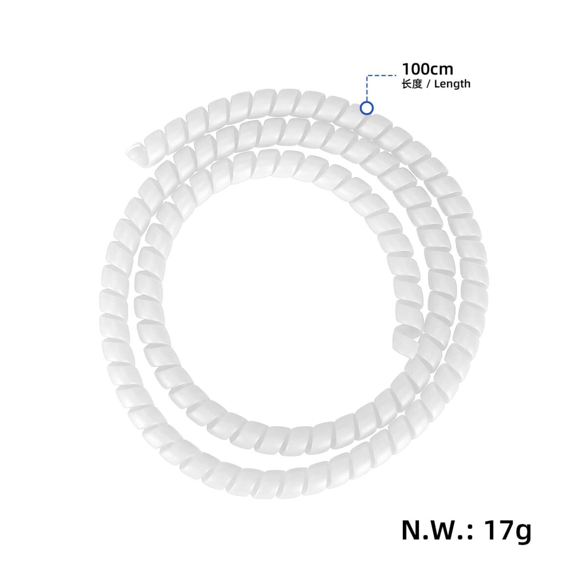 Línea de protección de bobinado blanca de 8 mm y 1 m - Imagen 2