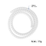 Línea de protección de bobinado blanca de 8 mm y 1 m - Imagen 2