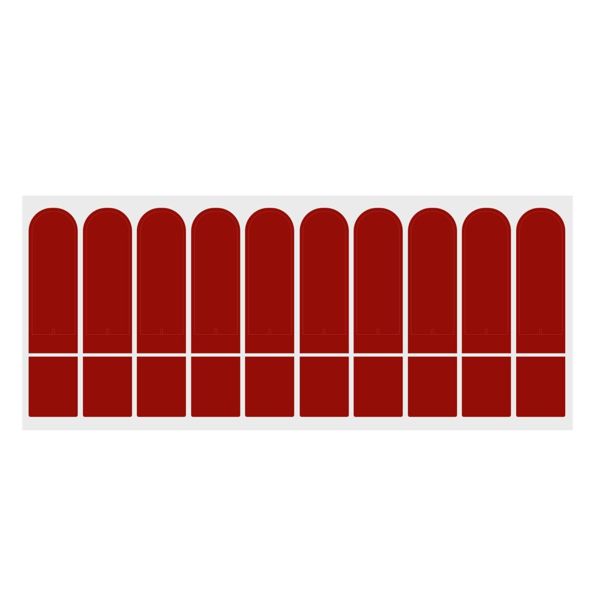 Adhesivo de doble cara para panel rojo para patinetes Xiaomi M365/Pro - Imagen 2