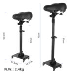 Asiento negro para scooters Segway Max serie G30 con sillín grande - Imagen 2