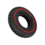 Neumático sólido todoterreno Ulip 200*50 con círculo rojo y diámetro interior de 90 mm