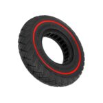 Neumático sólido todoterreno Ulip 200*50 con círculo rojo y diámetro interior de 90 mm