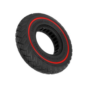 Neumático sólido todoterreno Ulip 200*50 con círculo rojo y diámetro interior de 90 mm