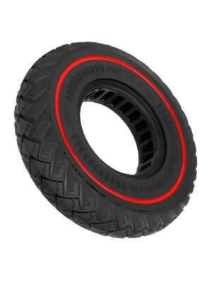 Neumático sólido todoterreno Ulip 200*50 con círculo rojo y diámetro interior de 90 mm