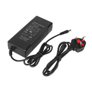 Cargador estándar del Reino Unido de 18 V a 42 V, 2 A, CC y 2,1 A