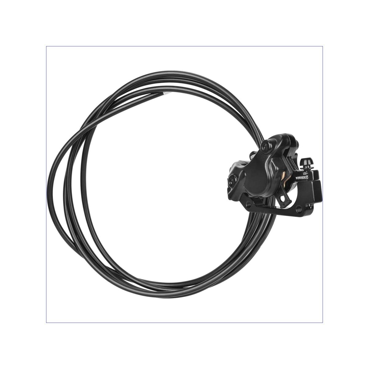 Freno de disco hidráulico NUTT negro derecho con cable de 2050 mm - Imagen 5