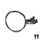 Freno de disco hidráulico NUTT negro izquierdo con cable de 1070 mm