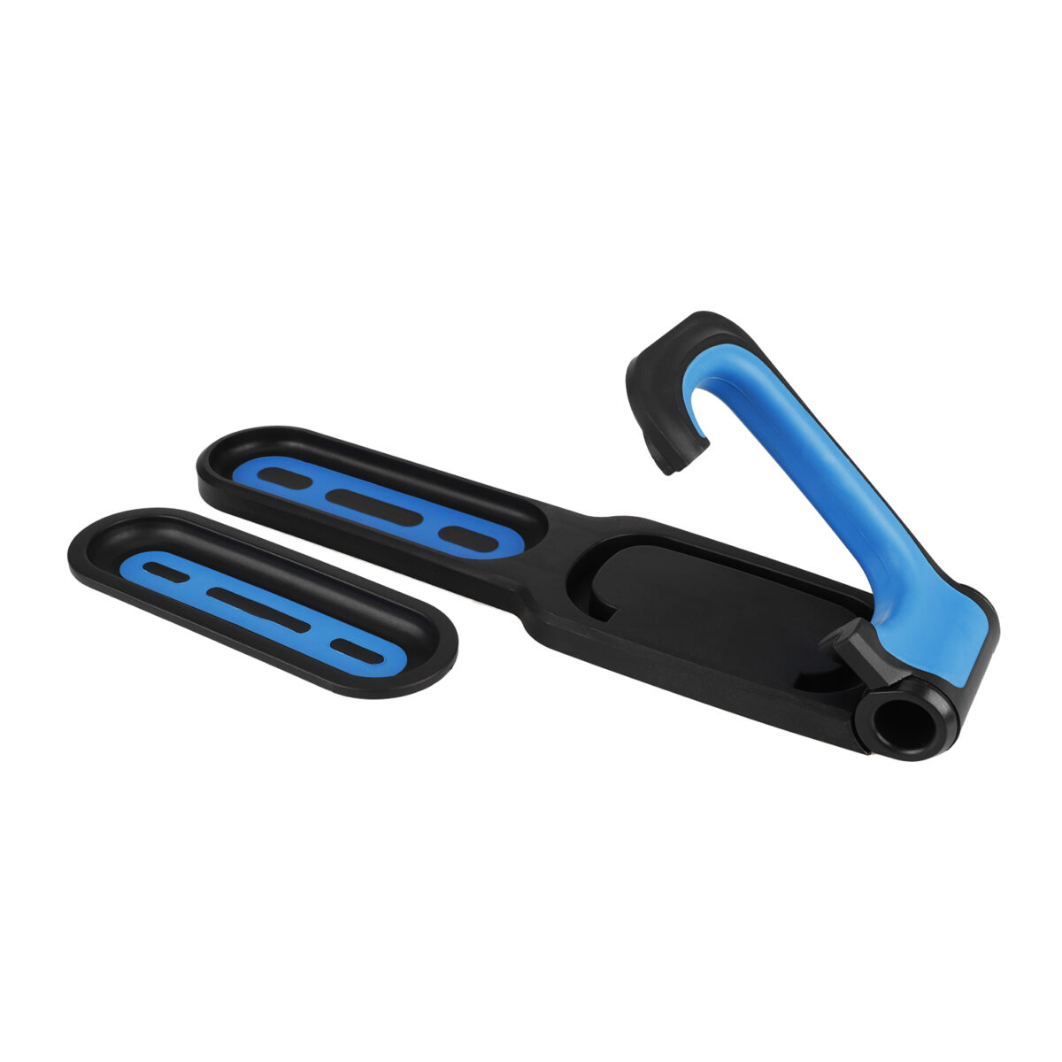 Soporte de pared de plástico azul y negro de 2 piezas - Imagen 5