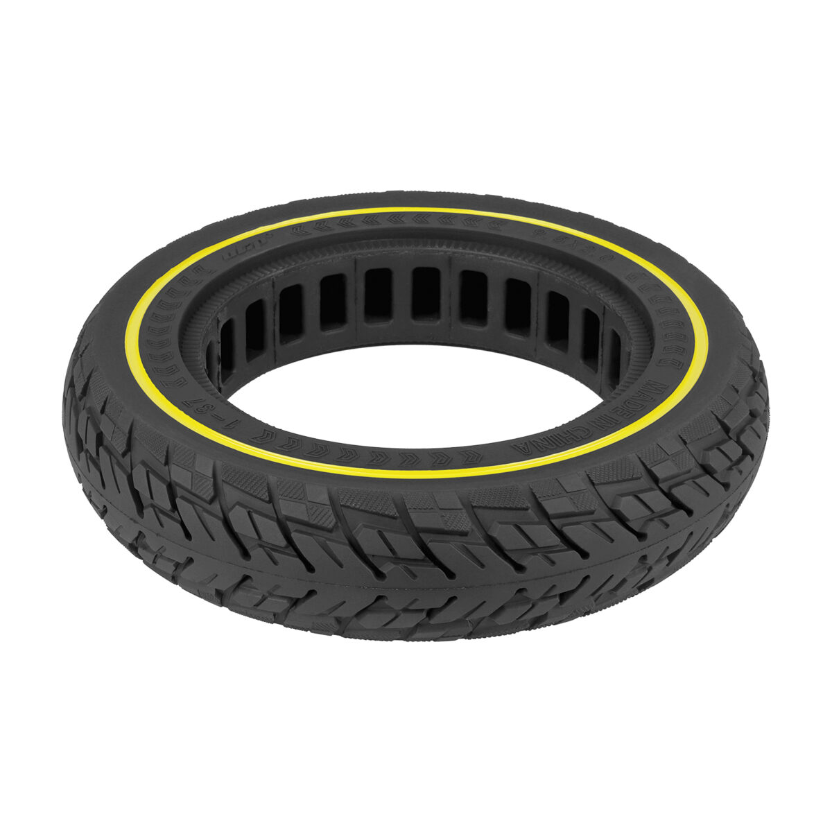 Neumático sólido Ulip 9.5*2.0 con círculo amarillo para scooters Xiaomi y de 8.5 pulgadas - Imagen 4