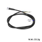 Cable de alimentación negro para scooter MI 4 - Imagen 2