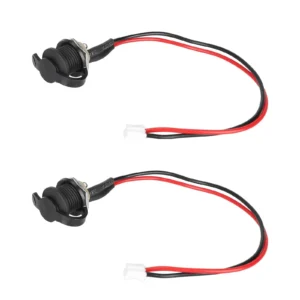 Cable de carga de CC con conector de 2 pines, 2 juegos