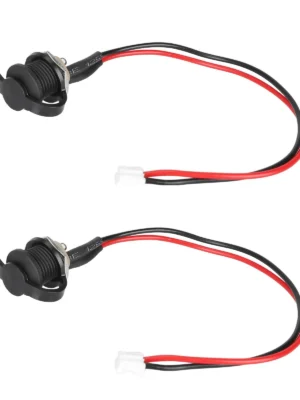 Cable de carga de CC con conector de 2 pines, 2 juegos