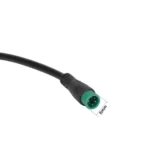 Cable conector impermeable M8 con cabezal verde de 5 pines, conector macho/hembra de 60 cm - Imagen 4