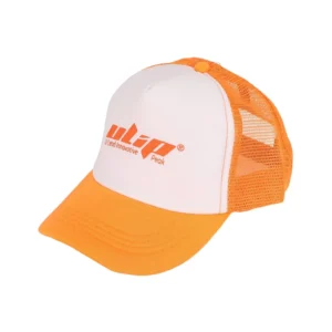 Gorra de pico de pato naranja y blanca ULIP