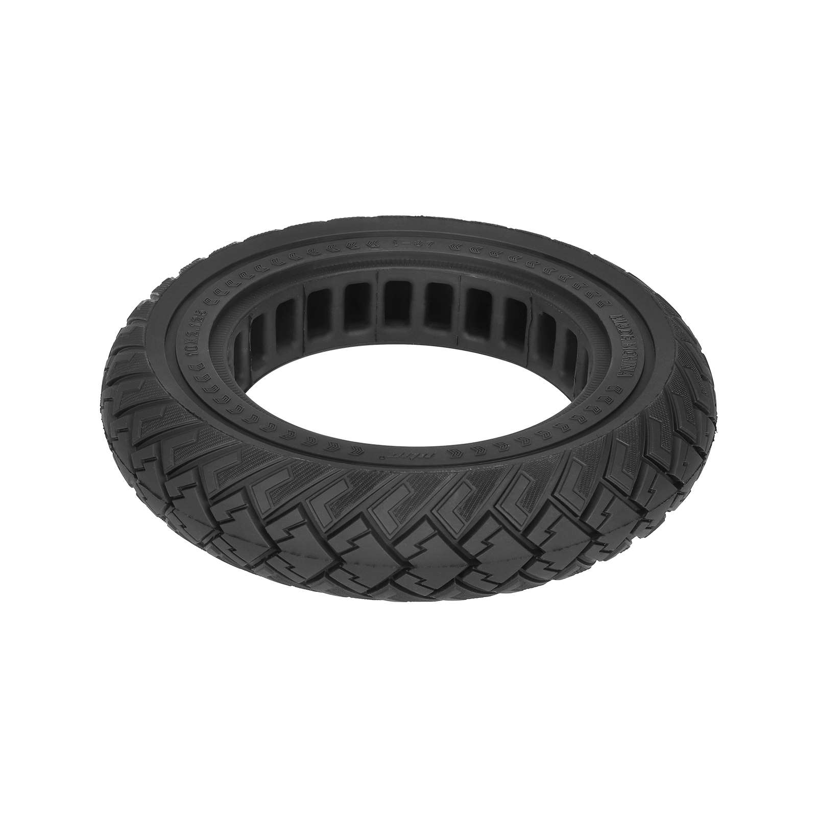 Neumático sólido todoterreno Ulip negro 10*2.125 (diámetro interior 141 mm y ranura 36 mm) - Imagen 4