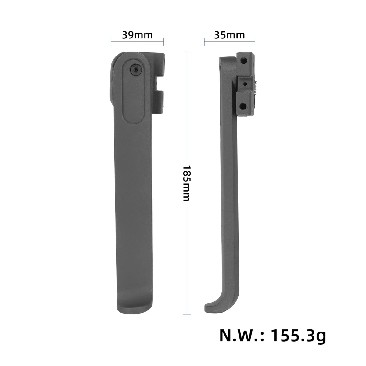 Soporte negro para patinetes Xiaomi 4 Ultra - Imagen 2