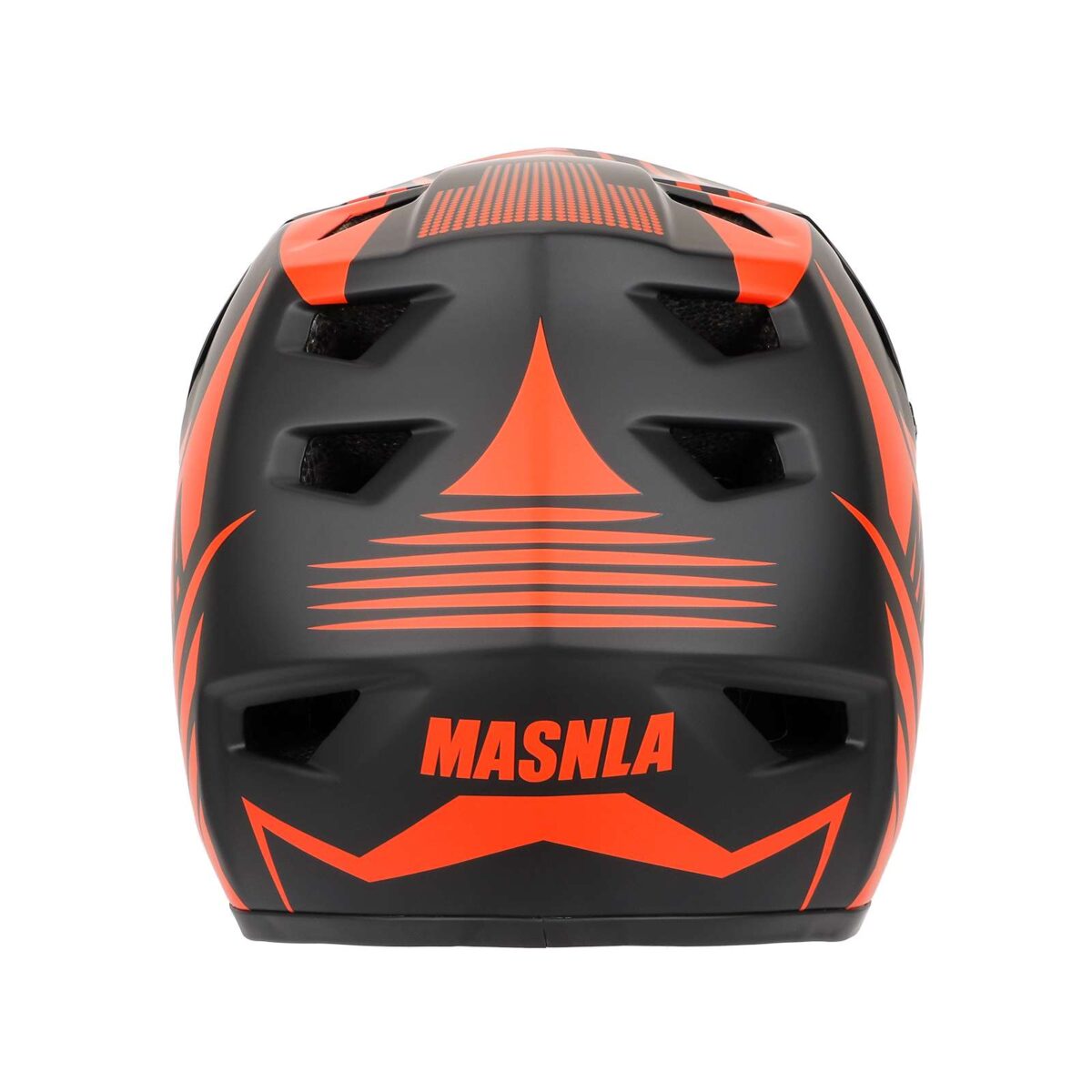 Casco todoterreno XL negro y naranja - Imagen 4