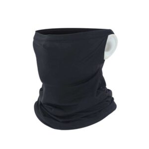 bufanda de montar negra