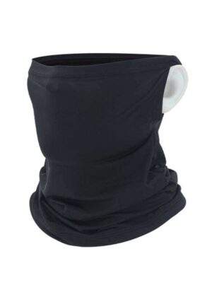 bufanda de montar negra