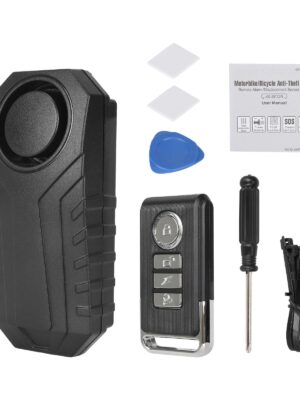 Alarma de motocicleta de 113 dB con control remoto