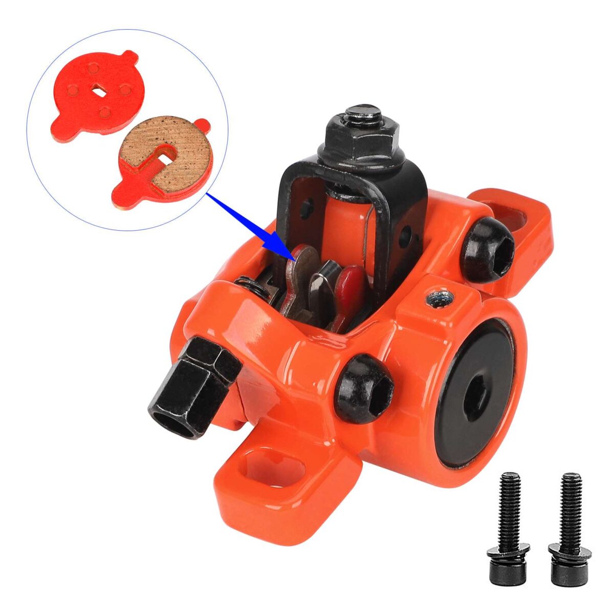 Pinza/freno naranja para patinete eléctrico NIU - Imagen 3
