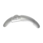 Guardabarros delantero Ulip plateado con goma para patinetes Xiaomi - Imagen 6