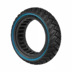 Neumático sólido Ulip70/75-6.5 con diseño de ala y línea azul
