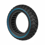 Neumático sólido Ulip70/75-6.5 con diseño de ala y línea azul