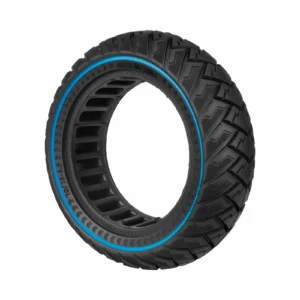 Neumático sólido Ulip70/75-6.5 con diseño de ala y línea azul